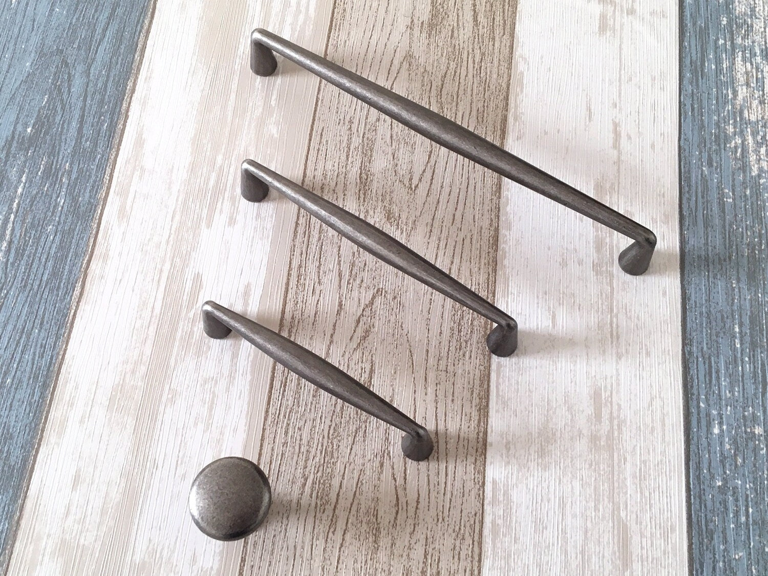 pewter drawer handles