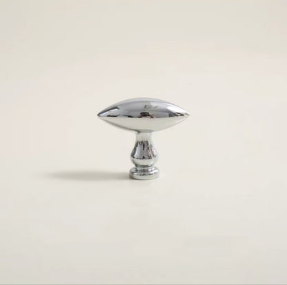 Polished Chrome Cabinet Knobs Olive Modern Sleek Drawer Pulls Contemporary