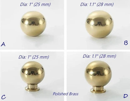 Polished Gold Brass Cabinet Pulls Knobs Lynns Hardware