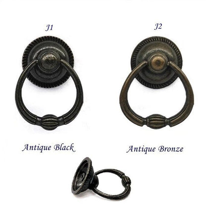 Schubladenknauf im Vintage-Look, Antik-Bronze, Schubladengriffe