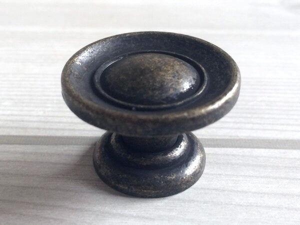 rustic antique bronze drawer knob for farmhouse interior