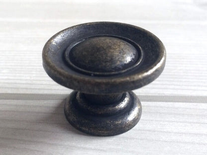 rustic antique bronze drawer knob for farmhouse interior