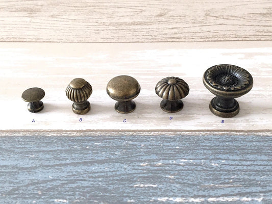 Small Drawer Knobs Antique Bronze Dresser Hardware