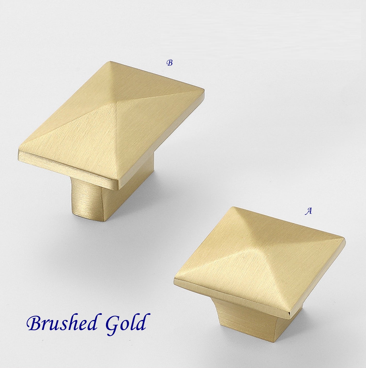 Square Cabinet Pulls Gold Knobs Lynns Hardware