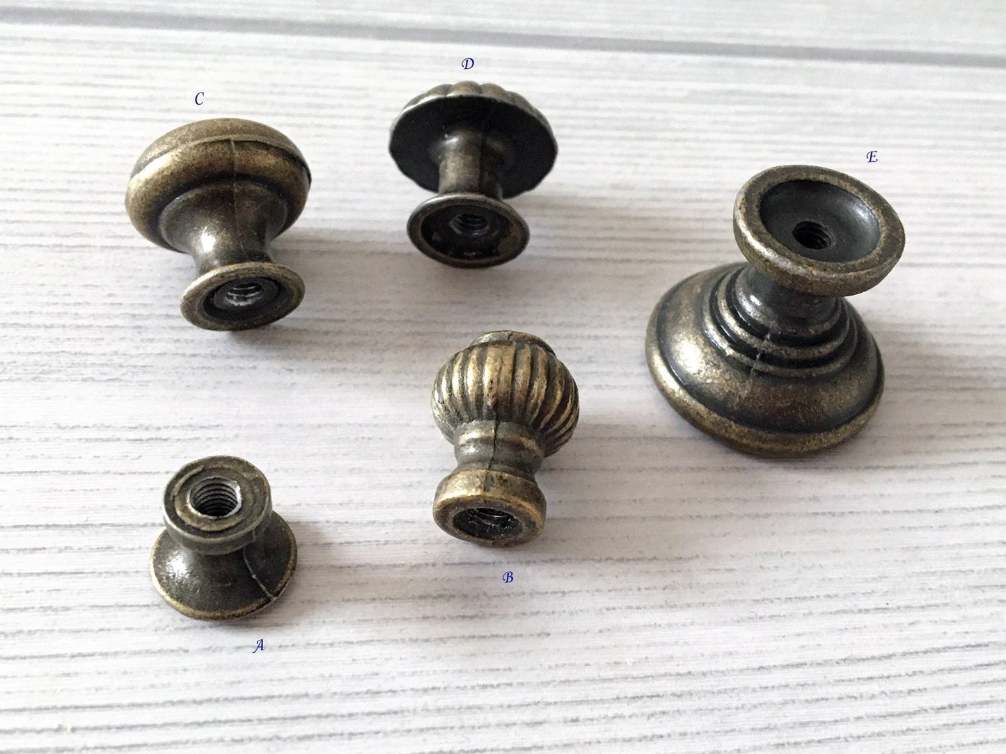 Tiny Antique Bronze Knob Cabinet Pull Dresser Drawer Knobs Retro Kitchen Hardware
