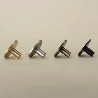 Minimalistische Messing Gold Moderne Schrankknöpfe Dreieck 