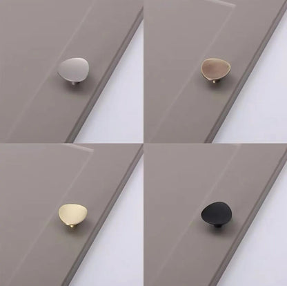 Minimalistische Messing Gold Moderne Schrankknöpfe Dreieck 