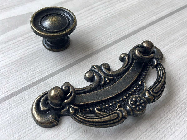 victorian style bronze swing bail pull