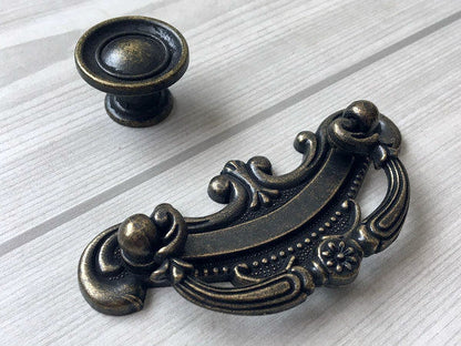 victorian style bronze swing bail pull